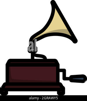 Gramophone Icon Stock Vector