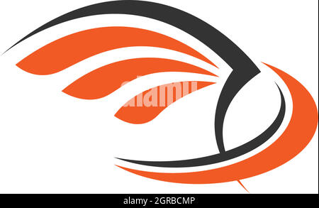 Wing logo icon symbol design template vector illustration Stock Vector ...