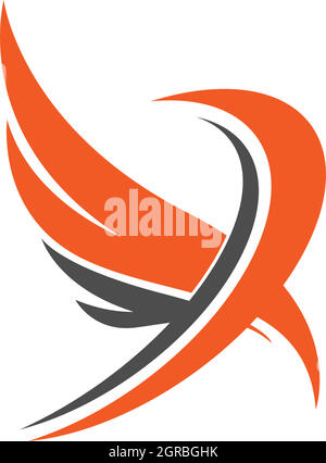 Wing logo icon symbol design template  vector Stock Vector
