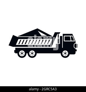 Dump track icon, simple style Stock Vector Image & Art - Alamy