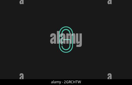 LETTER GJ LOGO DESIGN WITH NEGATIVE SPACE EFFECT FOR ILLUSTRATION USE Stock Vector