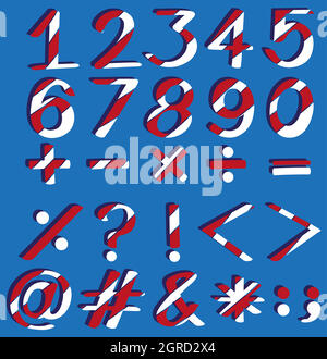 Mathematical figures Stock Vector