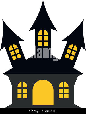 Ancient palace icon, flat style Stock Vector Image & Art - Alamy