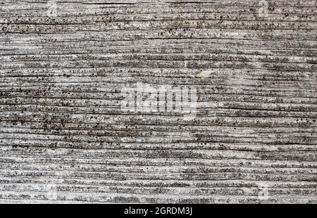 long grained weathered gray wood Stock Photo