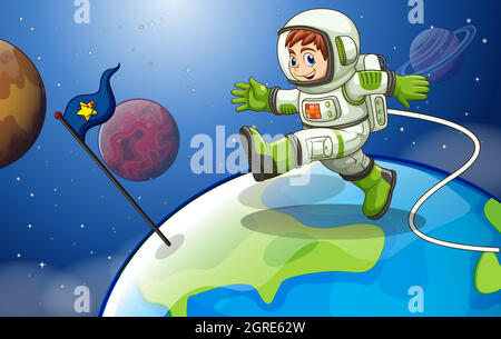 Astronaunt Stock Vector