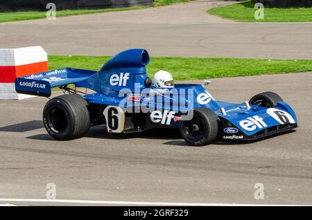 Tyrrell 006 classic Grand Prix, F1 race car, racing at the