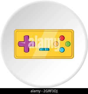 Joystick icon, cartoon style Stock Vector