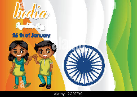 Happy Republic Day Drawing for Kids Template - Edit Online & Download  Example | Template.net