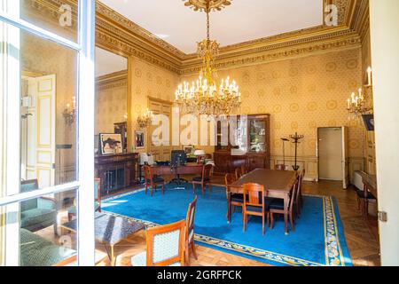 France, Paris, Hotel de Rothelin-Charolais - Ministry of Transformation and Public Service Stock Photo