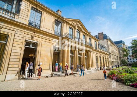 France, Paris, Hotel de Rothelin-Charolais - Ministry of Transformation and Public Service Stock Photo