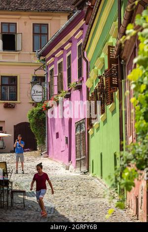 Romania, Transylvania, Sighisoara, UNESCO world heritage, old town Stock Photo