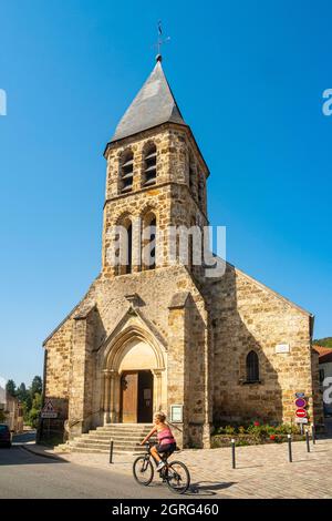 France, Yvelines, Regional Park of the Haute Vallee de Chevreuse, Dampierre en Yvelines Stock Photo