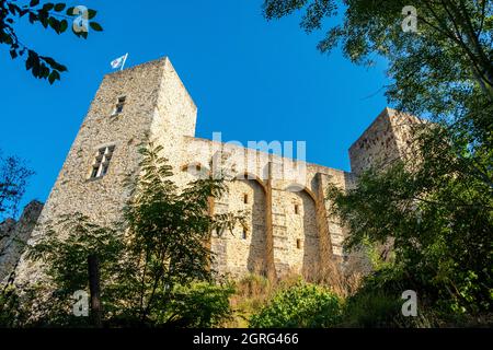 France, Yvelines, Regional Park of the Haute Vallee de Chevreuse, Chevreuse, the Madeleine castle Stock Photo