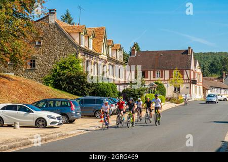 France, Yvelines, Regional Park of the Haute Vallee de Chevreuse, Dampierre en Yvelines Stock Photo