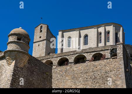France, Alpes de Haute Provence, Sisteron, citadel, Notre-Dame du Chateau chapel Stock Photo