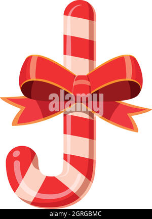 Candy cane icon, cartoon style Stock Vector Image & Art - Alamy