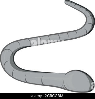 worm flat design dribble