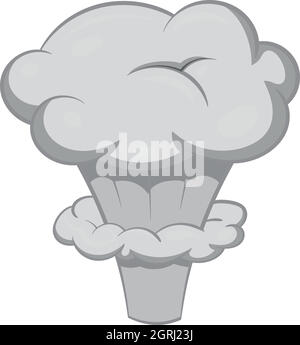 Bomb explosion icon monochrome Stock Vector Image & Art - Alamy