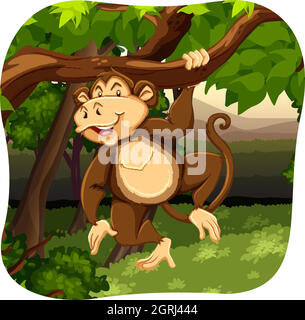 Monkey Stock Vector