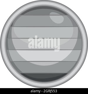 Wheel Icon - White Circle Button Stock Vector Image & Art - Alamy