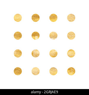 Watercolor golden round smear on white background. Vector illustration for web, template, posters, card, decoration,wrapping paper. Contrast colorful Stock Vector