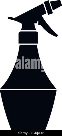 Spray Bottle icon. Simple illustration of bleach spray vector icon for ...