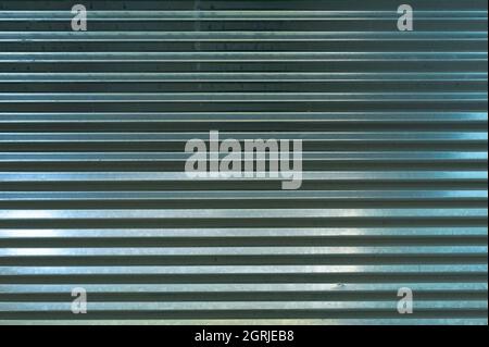 Window, shutter, closed, sill, railing, security Stock Photo
