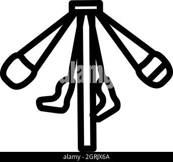 Big Carousel Icon Stock Vector