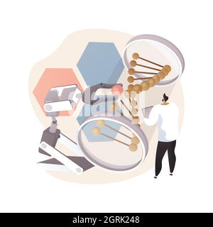 Bioethics abstract concept vector illustration. Stock Vector
