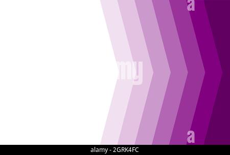 Purple spectrum lines corners pattern frame border background with empty space for text. Stock Vector