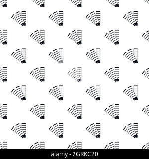 Paper color palette pattern, simple style Stock Vector