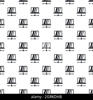 Tablet repair pattern, simple style Stock Vector
