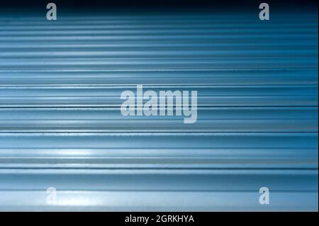 Window, shutter, closed, sill, railing, security Stock Photo