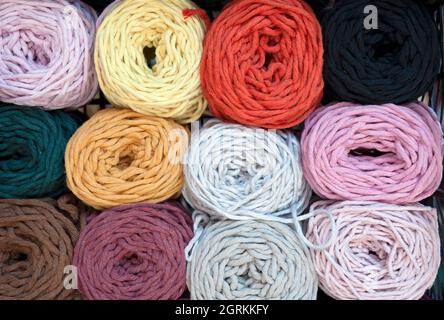 Colored threads, yarns. Stock Photo