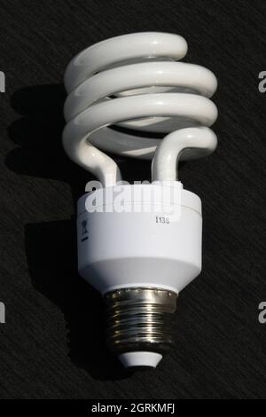 Variiety of energy-saving lamp (Light bulb, Spiral bulb) Stock Photo