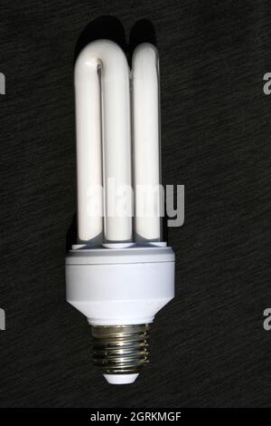 Variiety of energy-saving lamp (Light bulb, Spiral bulb) Stock Photo
