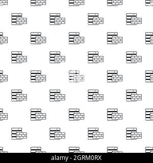 Protection of database systems pattern Stock Vector