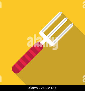 Gardening tool icon, flat style Stock Vector