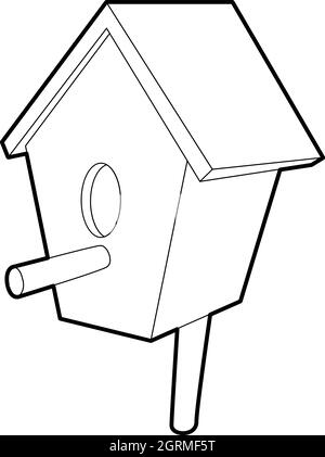 Nesting box icon, isometric 3d style Stock Vector
