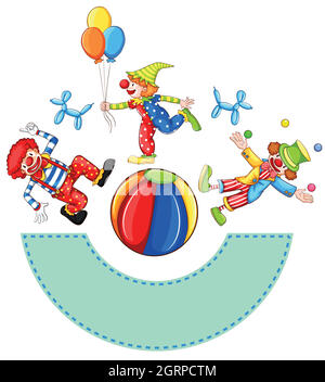 Illustration of an empty signage at the carnival Stock Vector Image ...