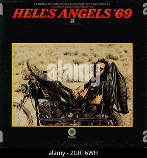 Hell's Angels '69 - Vintage Soundtrack Vinyl Album Stock Photo