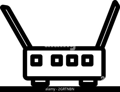 Wi-Fi Router Icon Stock Vector