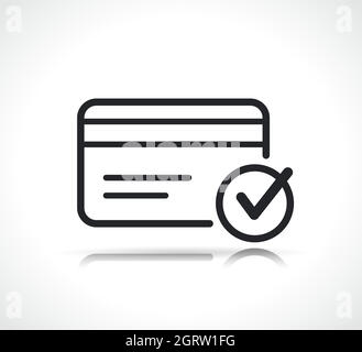 payment with credit card icon Stock Vector
