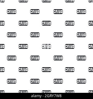 Portable video game console pattern, simple style Stock Vector