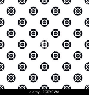 Circle loading, 25 percent pattern, simple style Stock Vector