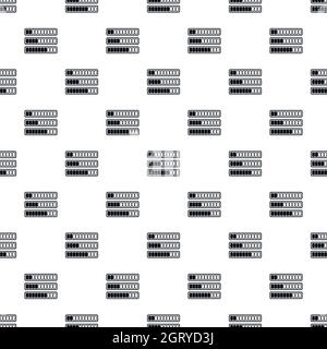Loading bars pattern, simple style Stock Vector