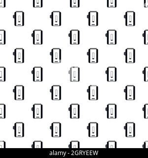 Box mod, vaporizer pattern, simple style Stock Vector