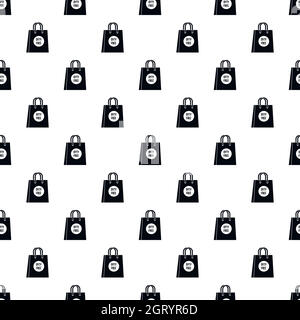 Duty free bag pattern, simple style Stock Vector