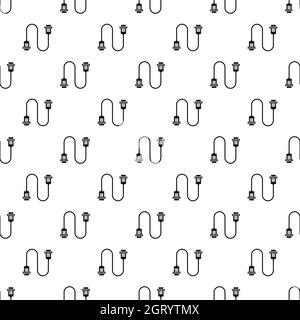 USB wire pattern, simple style Stock Vector