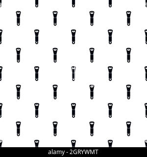 Bottle opener pattern, simple style Stock Vector